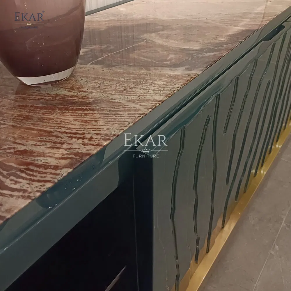 High-End Storage Table with Drawer - Modern Furniture for Living Room TV Stand