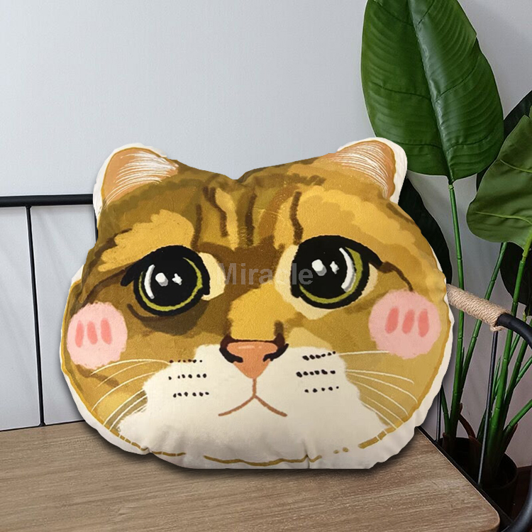 Low Price Wholesale Print Animal Stuffed Cushion Custom Character Anime Plush Pillow