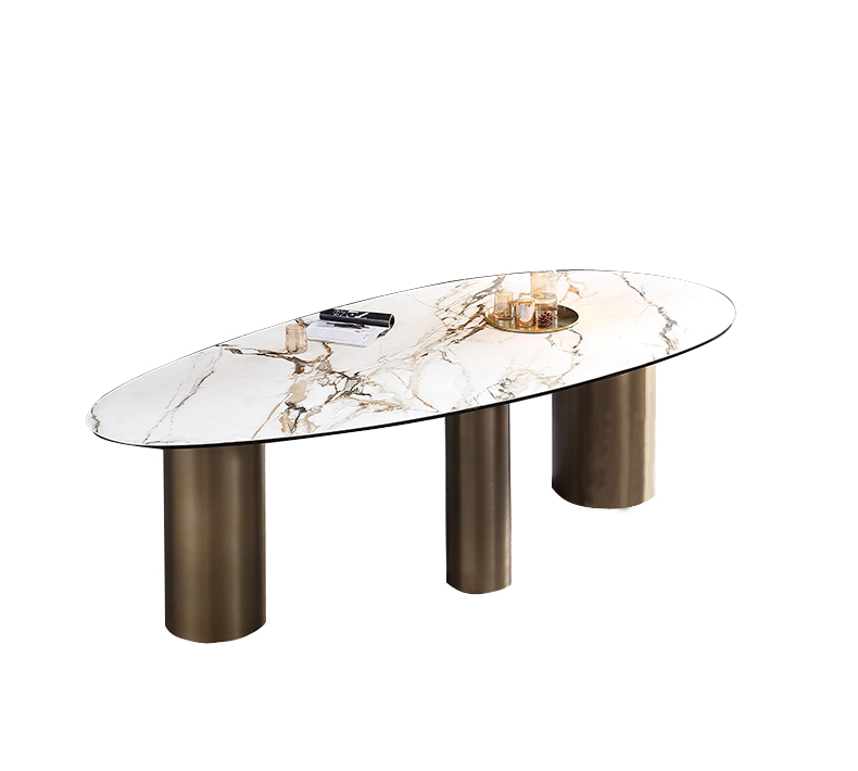 Luxury Marble Top Console Table for Entryway
