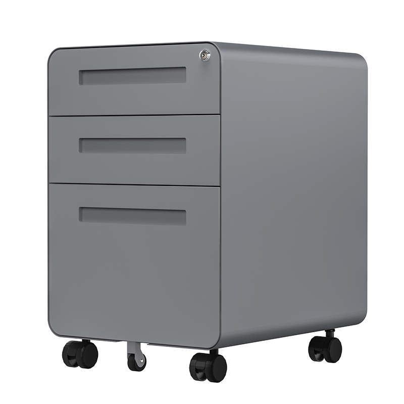 Modern Design Bedroom Bedside Table Durable Steel Nightstand Cabinet for Home