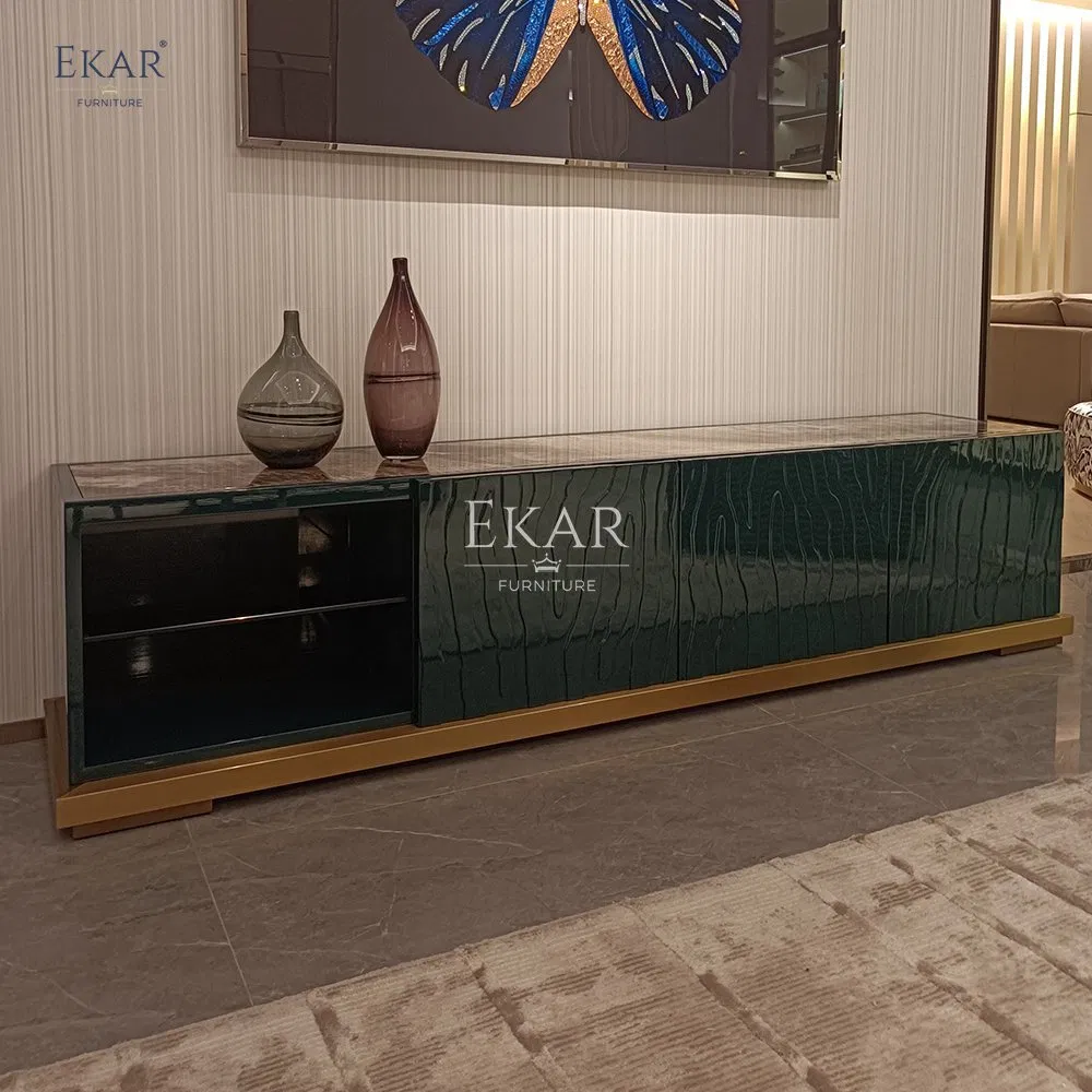 High-End Storage Table with Drawer - Modern Furniture for Living Room TV Stand