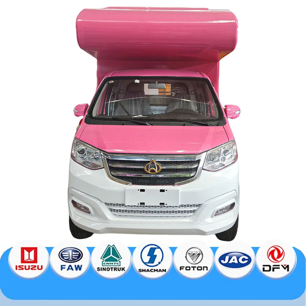 Street Bar Commercial European Standard Type Food Vending Food Cart Hamburger Cart Retro Fast Food Trailer