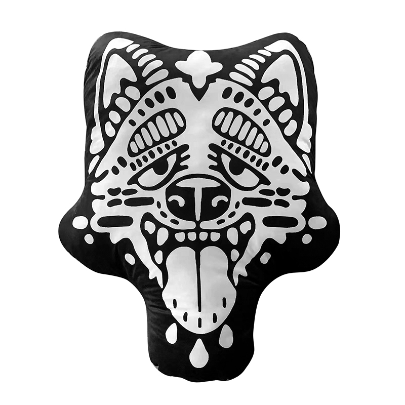 Small MOQ Customized Logo Body Pillow Plush Pet Shaped Colourful Throws Pillows