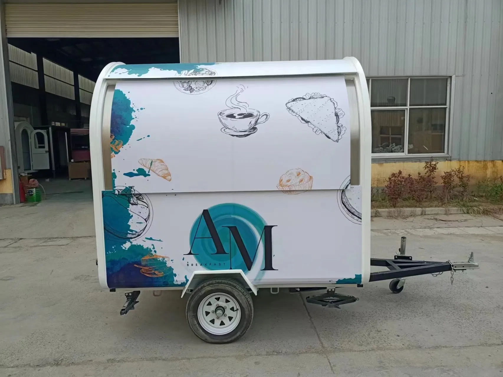 Ice Cream Coffee Van Beer Bar Hot Dog Electric Food Cart Mobile Kitchen Restaurant Vintage Mobile Food Truck