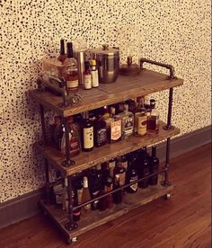 Kitchen Trolley Cart Rack Dine Trolley Serving Mobile Bar Cart Food Cart