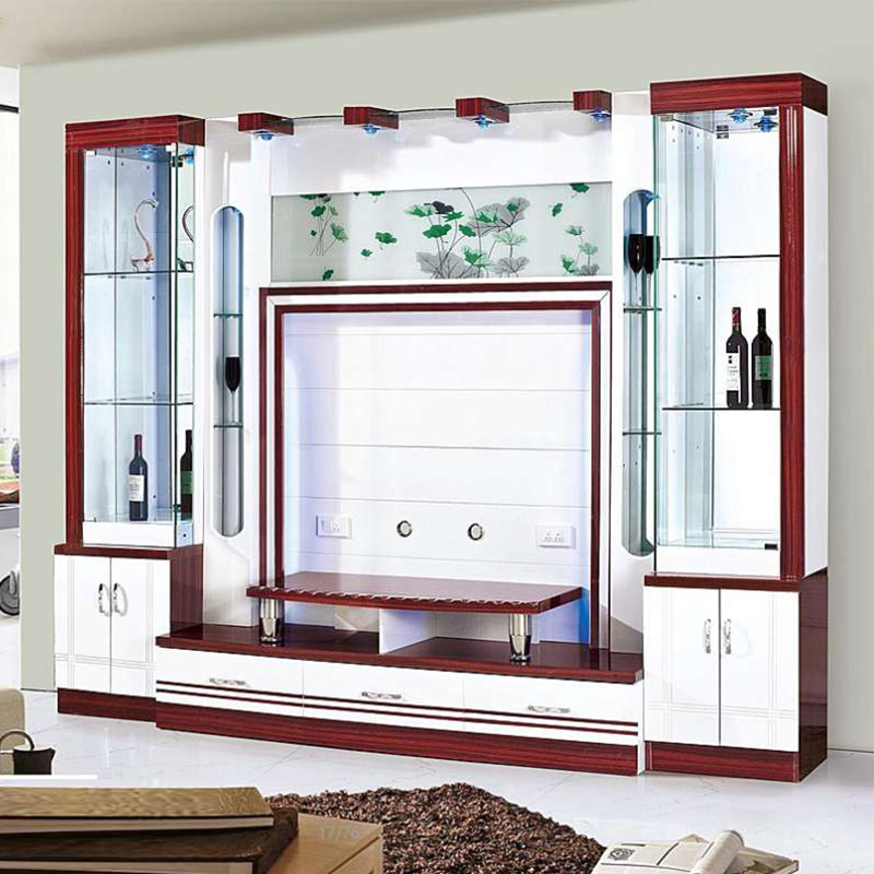 Luxury Large Wood Storage TV Cabinet Wall Unit Home Furniture Display Modern Living Room Wooden TV Stand