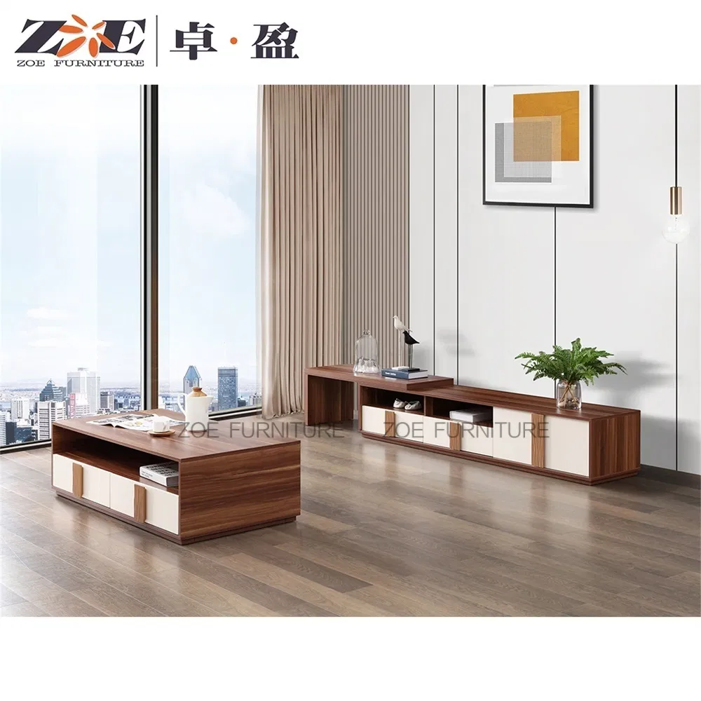 Oak Storage Drawer TV Stand