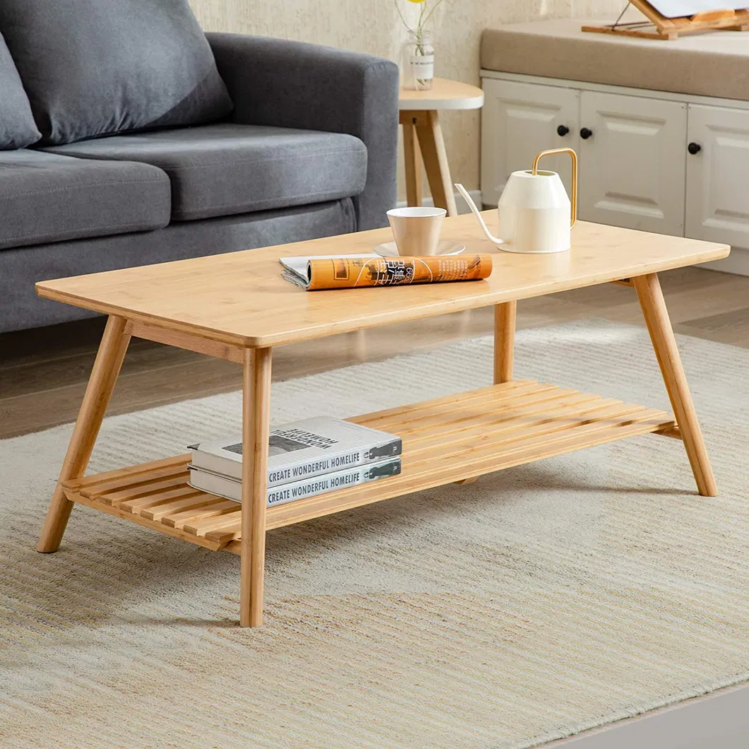 Foldable Luxury Bamboo Coffee Table