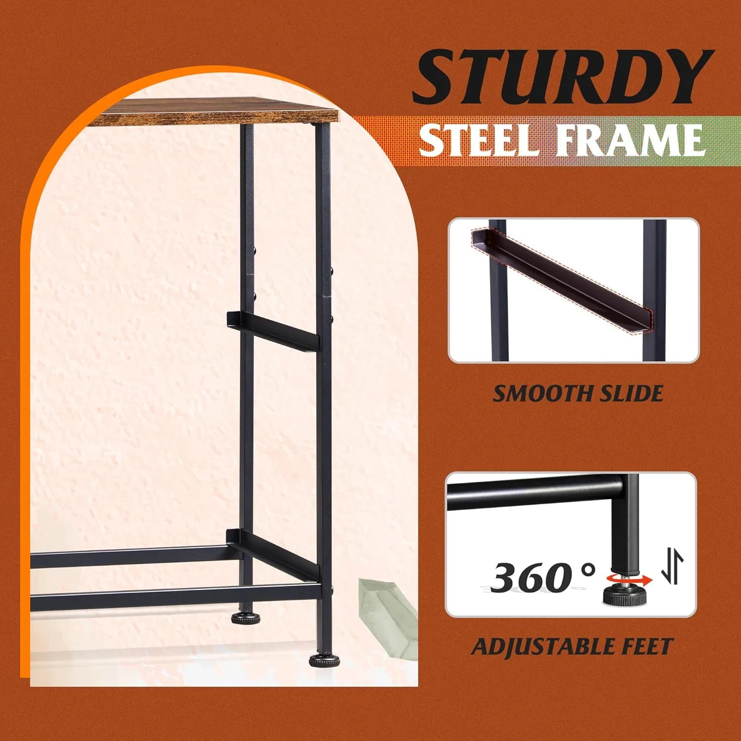 Home Hotel Bedroom Modern Furniture Bedside Table Storage Nightstand