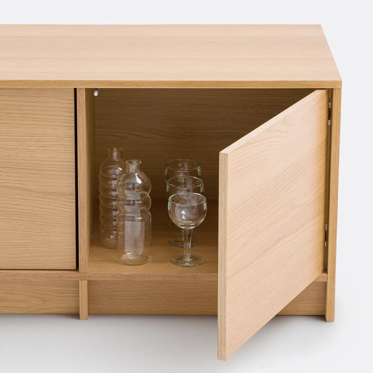 Multi-Purpose Solid Wood Buffet Cabinet Kitchen Sideboard for Dining Room Living Room