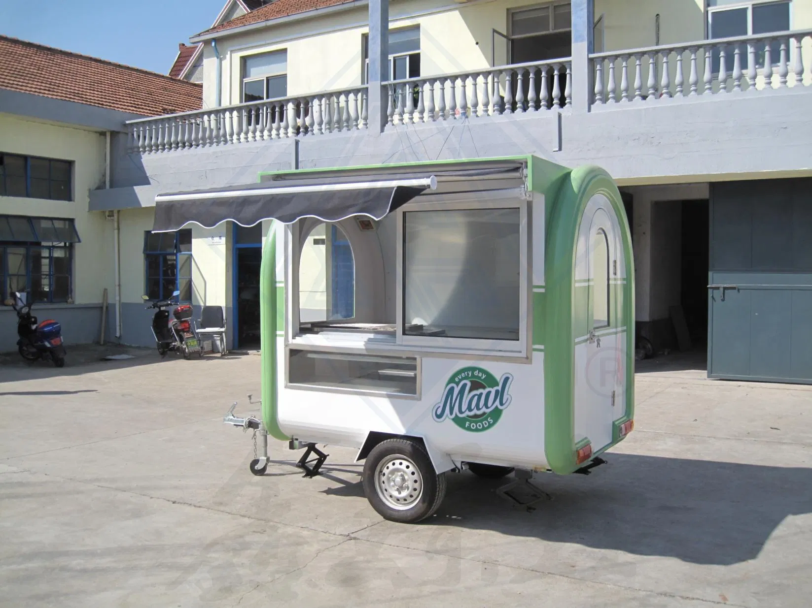 Electric Food Truck Mobile Food Cart Mobile Bar Trailer Food Caravan Commercial Restaurant