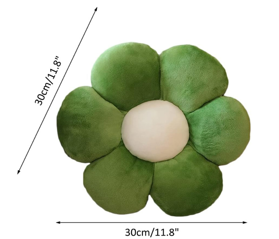 Flower Plush Throw Pillows, Flower Floor Pillow Seating Cushion