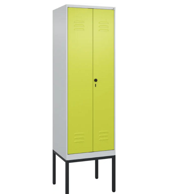 Durable Steel Mudroom Locker with Integrated Bench Storage Solution