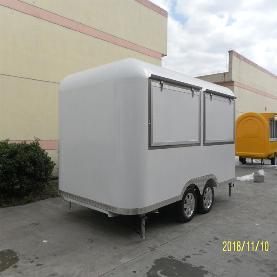 Mobile Kitchen Trailers Beverage Drink Bar Taco Pizza Concession Food Truck Manufacturer Hotdog Ice Cream Catering Cart for Sale