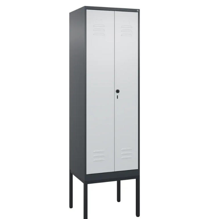 Durable Steel Mudroom Locker with Integrated Bench Storage Solution