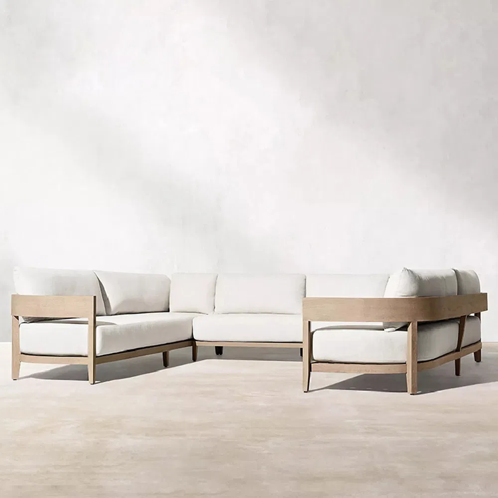 Modern Teak Wooden Sofa 1