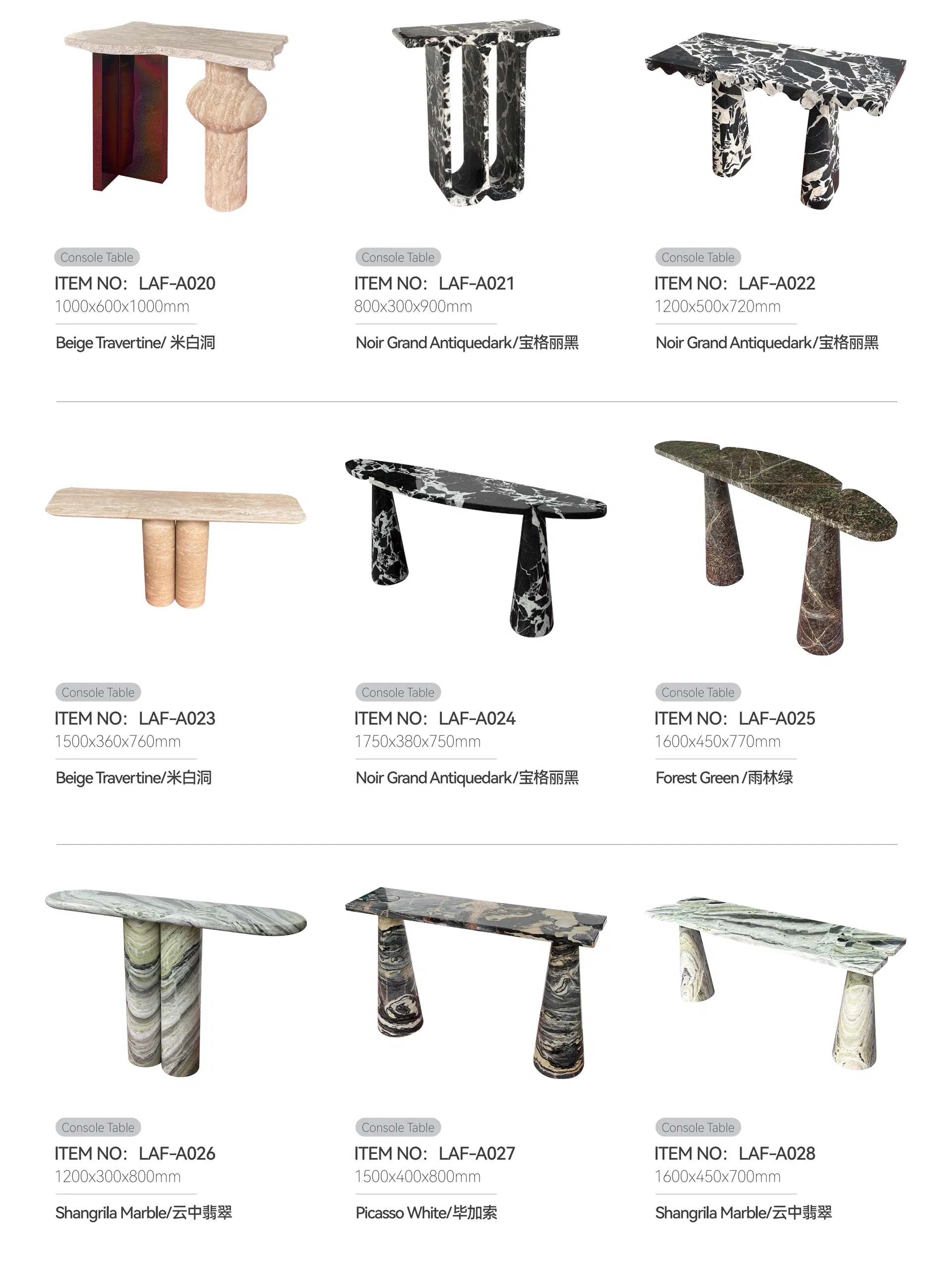 Marble Table Display