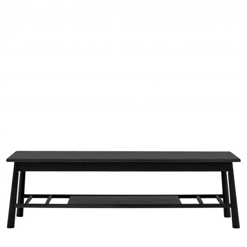 New in Wholesale Price Fashion Black Painting Modern Media Unit Natural White Oak MDF Veneer TV Stands for Home Living Room Bedroom Hotel Free Standing TV Enter