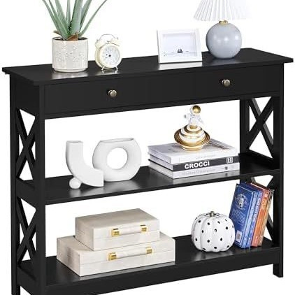 Entryway Living Room Storage Console Table for Small Apartments