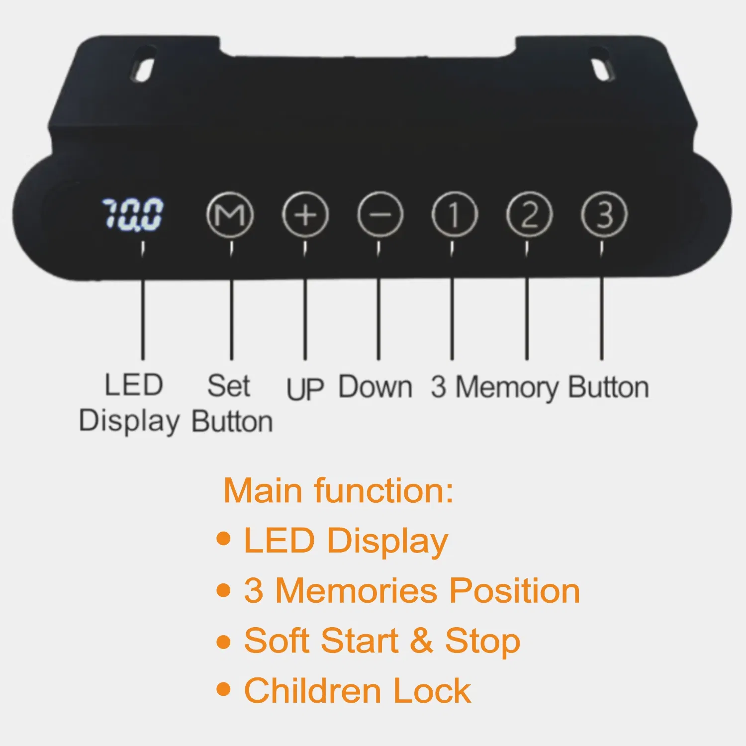 Ws-OS2sj-03 OEM E Commerce Cheap Price Electric Height Adjustable Single Motor Standing Desk with Telescope Frame