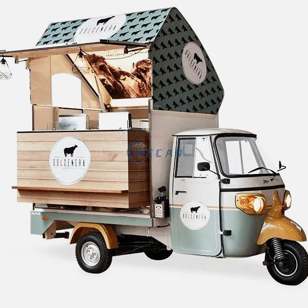 Mobile Piaggio Chocolate Cart Melting Premium Bars Cart