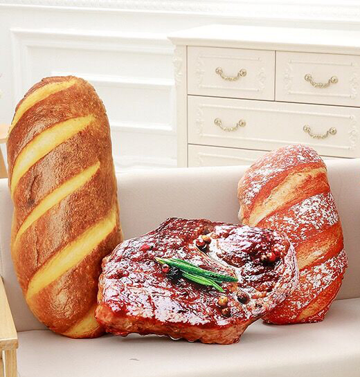 Doughnut Custom Biscuit Danish Pillow Customize Shape Pillows Cushions Hold Pillow