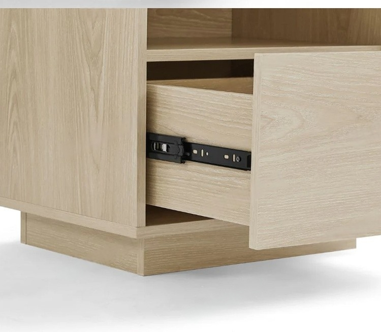 Modern Nordic Bedroom Nightstands with Stylish Edge Design