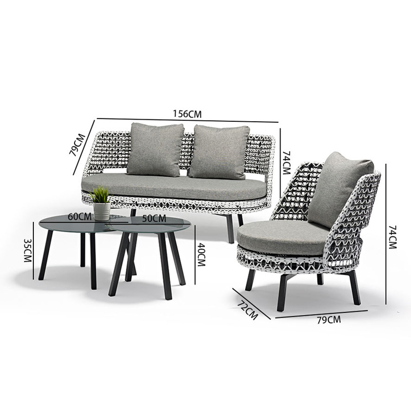 9 Pieces Balcony Patio Garden Outdoor Furniture Patio Sofa Set Teak Modular Outdoor Patio Sectional Sofa Set