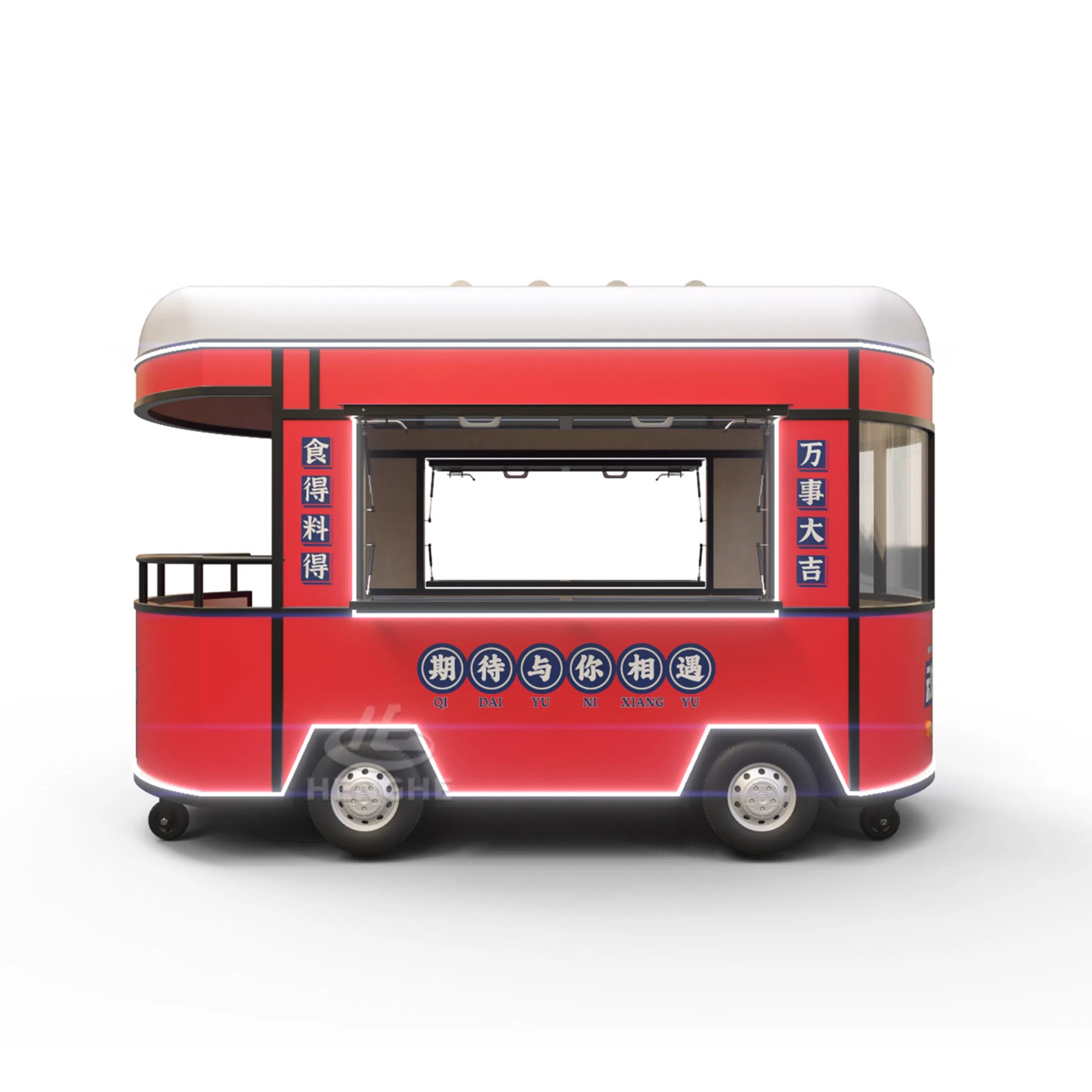 Ice Cream Truck Drivable Hot Dog Cart California Hot Sale Mobile Bar Trailer with CE DOT Mobile Beauty Shop Cart Mall