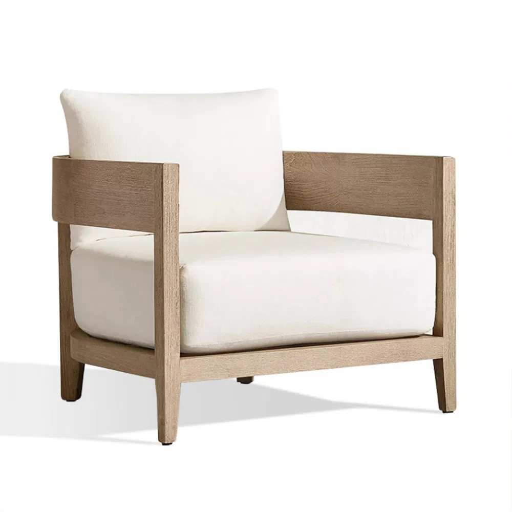 Modern Teak Wooden Sofa 5