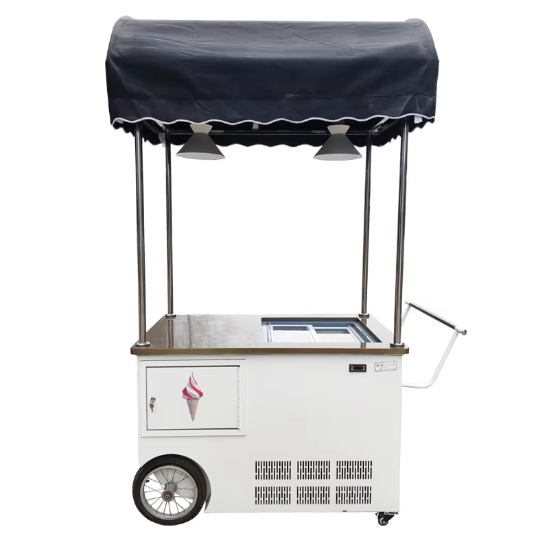 Retail Shopping Mall Special Transportation Ice Cream Cart Fruit Juice Bar