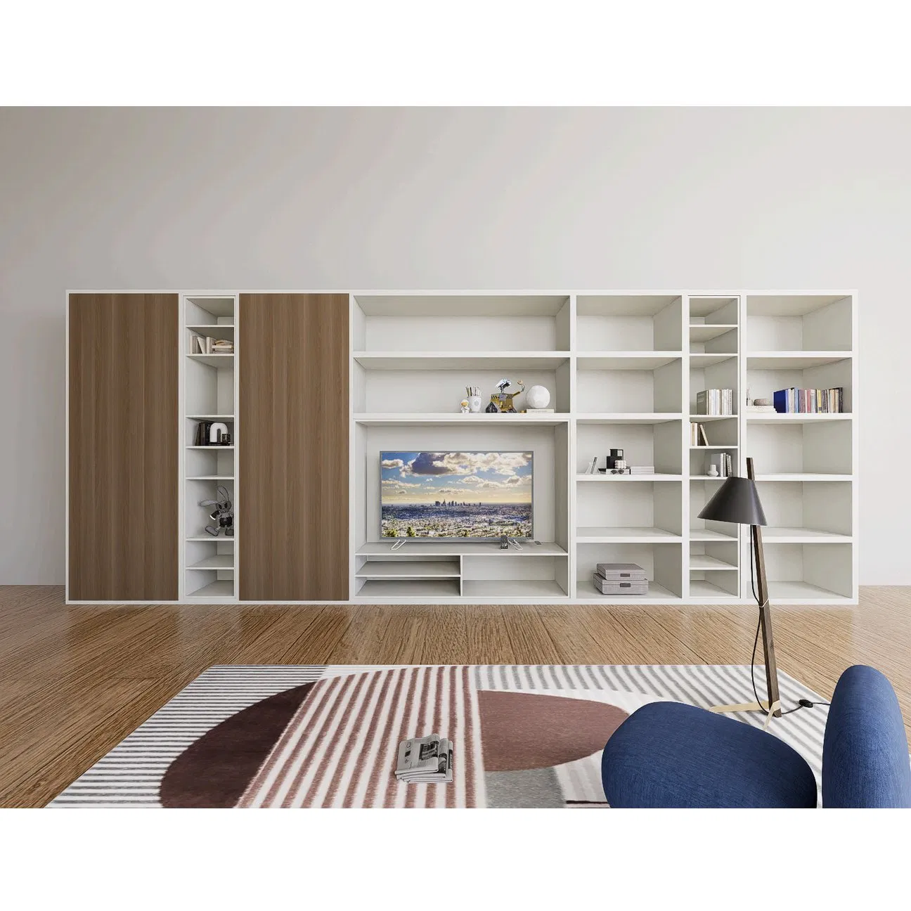 High-End Furniture Dining Room Arrange Books Brochures and Decorations Sideboards