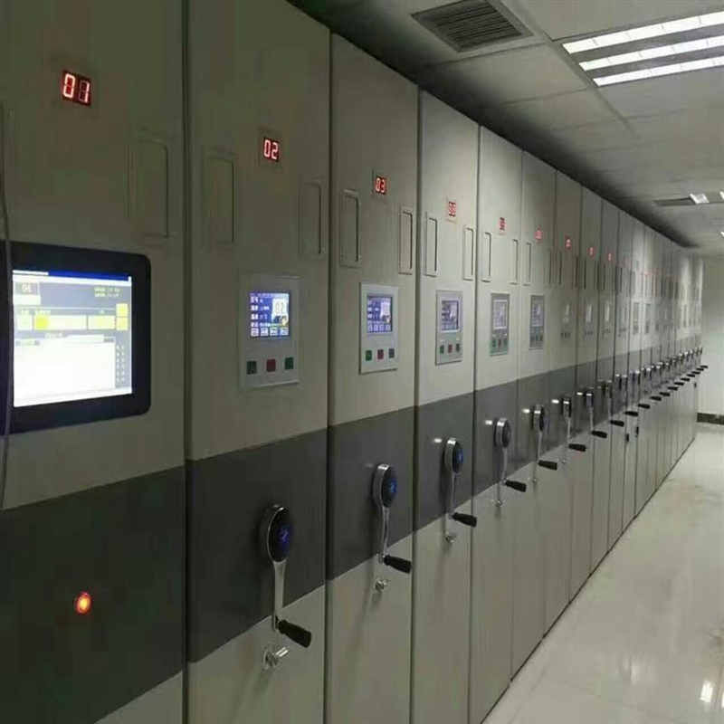 Intelligent Mobile Shelving System High-Density Shelving Safe Modern Bookshelf