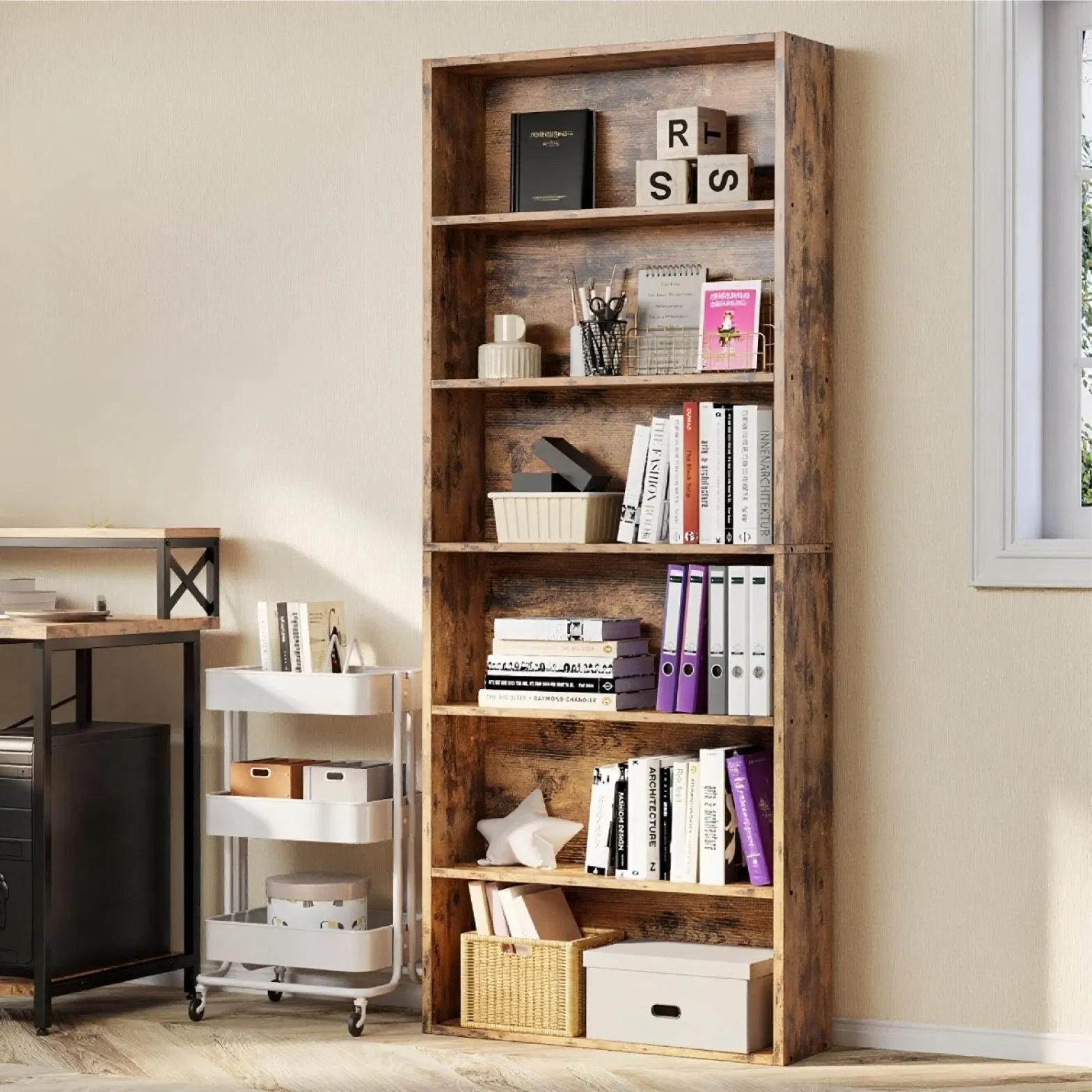 Custom Wholesale Practical Library Office Furniture Bookshelf