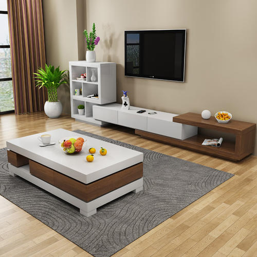 Hot Selling Modern Home Living Room Bedroom Furniture Wooden Wall TV Cabinet Coffee Table Set TV Stand (UL-11N1149)