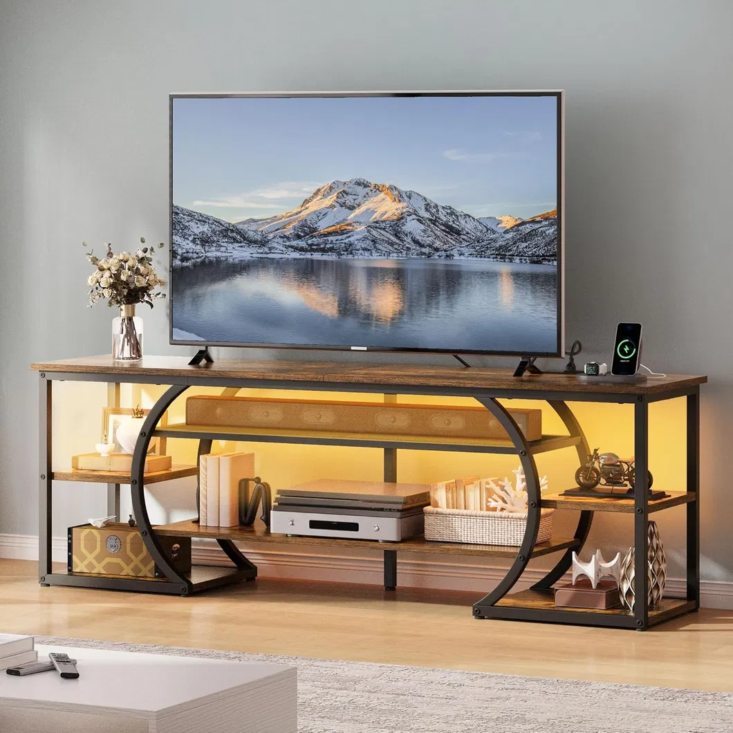 LED Entertainment Center TV Stand
