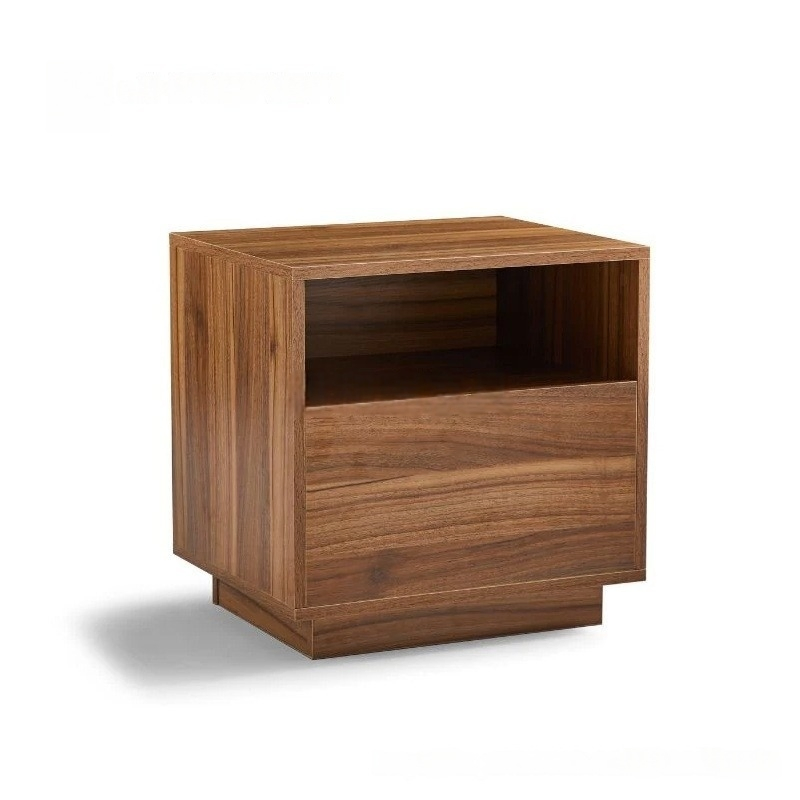 Modern Nordic Bedroom Nightstands with Stylish Edge Design