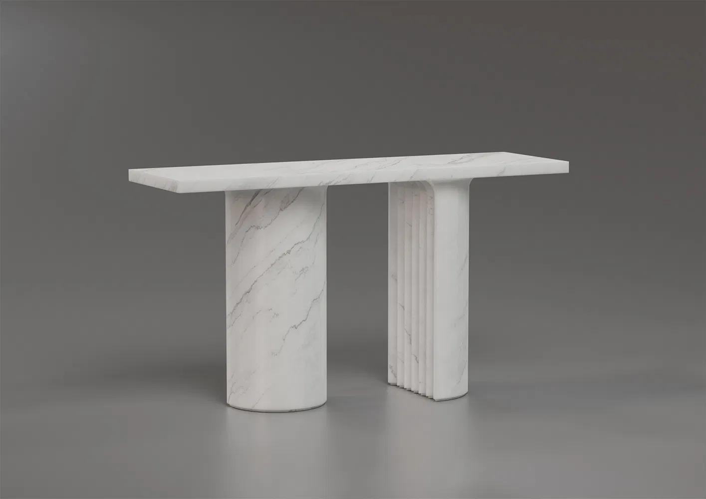 Marble Console Table Detail