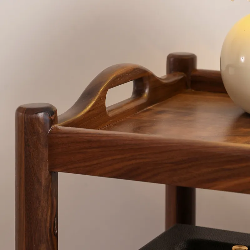 Walnut Trolley Cart 2