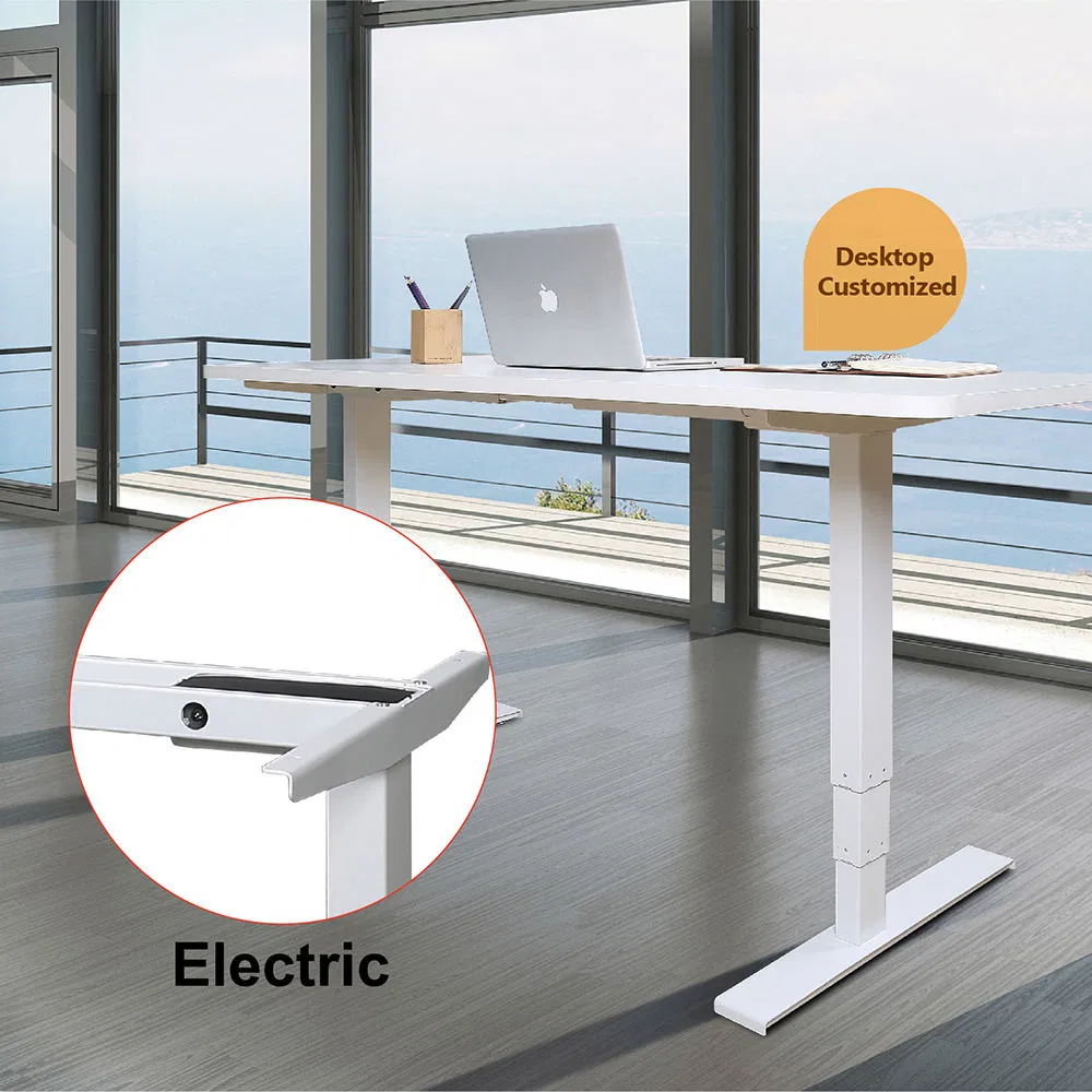 Charmount Dual Motor Electric Table Stand up Lifting Standing Height Adjustable Mobile Standing Desk