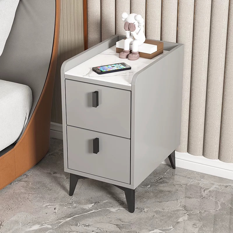 Hidden Storage Sleek Modern Nightstands for Bedroom Organization