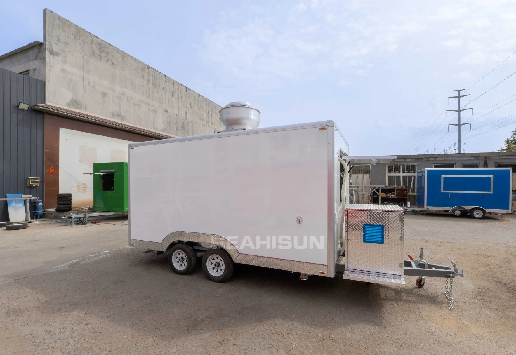 Customized Hot Dog Hamburger Pizza Fast Food Truck Food Trailer Juice Bar Car Hot Dog Cart with Grill Mobile Pizza Fast Food Cart with Full Kitchen for Sale