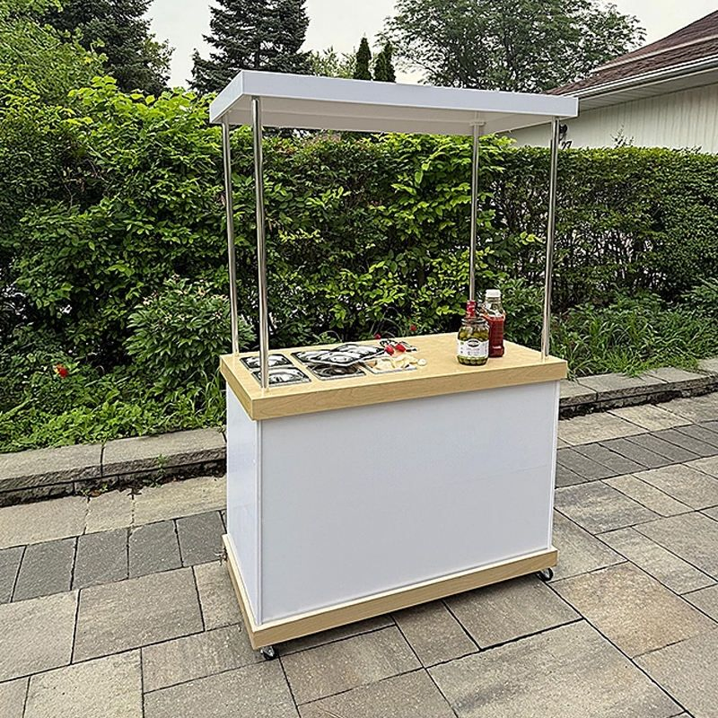 Prosky Food Drinks Candy Bar Mobile Cart Bundle for Sale