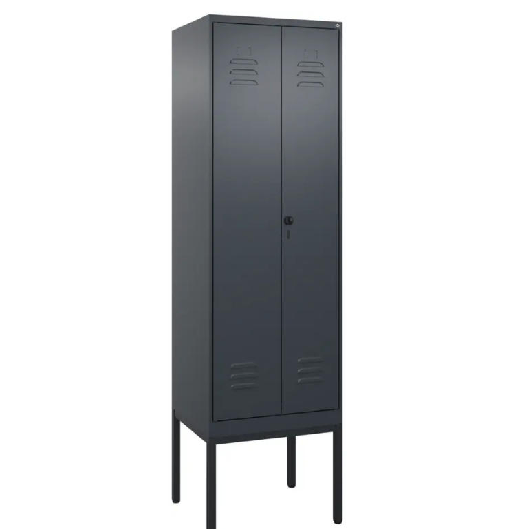 Durable Steel Mudroom Locker with Integrated Bench Storage Solution