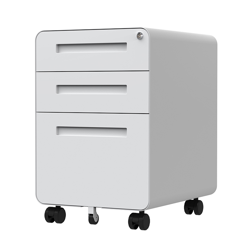 Modern Design Bedroom Bedside Table Durable Steel Nightstand Cabinet for Home