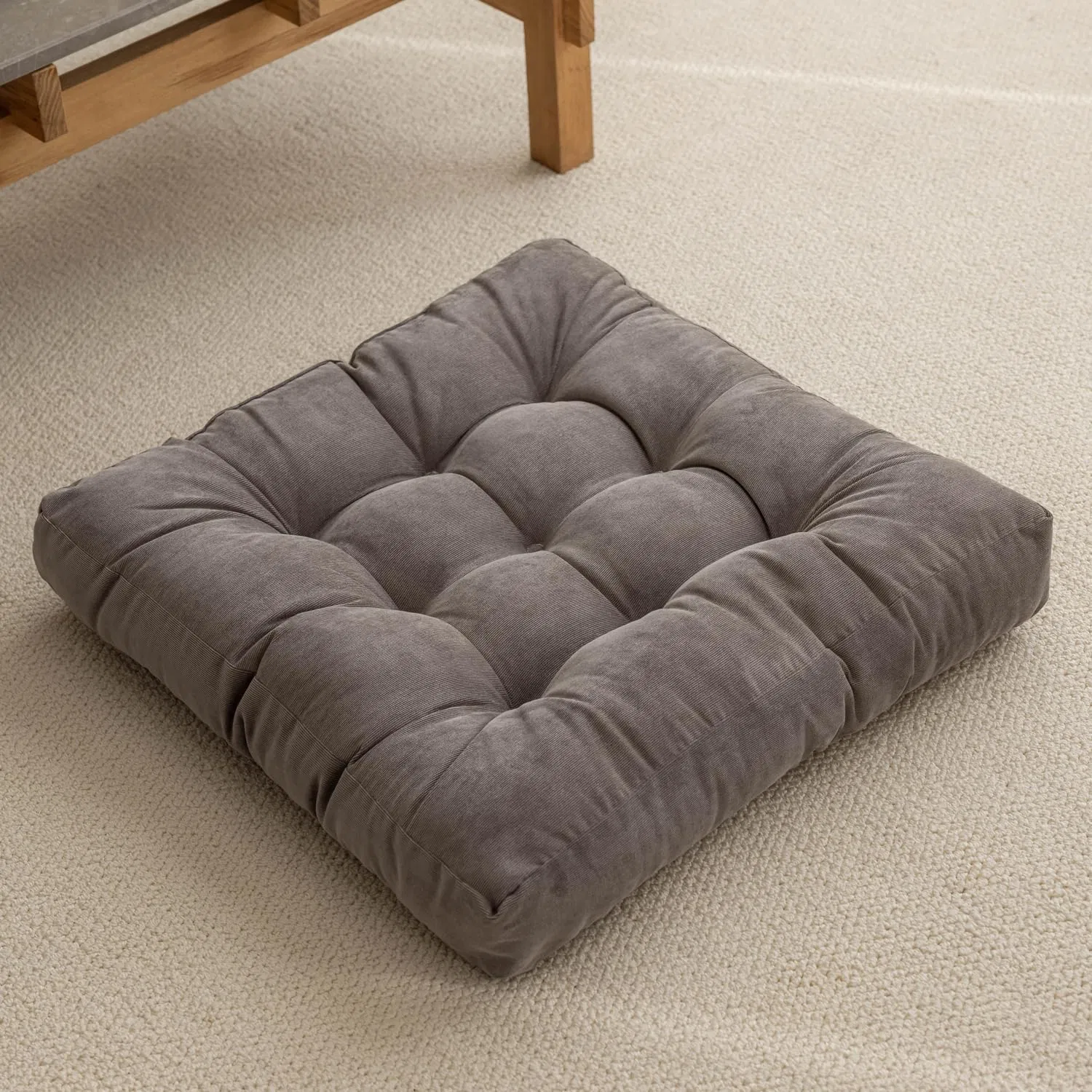 Ultra-Soft Cotton Meditation Pillow for Floor Sitting