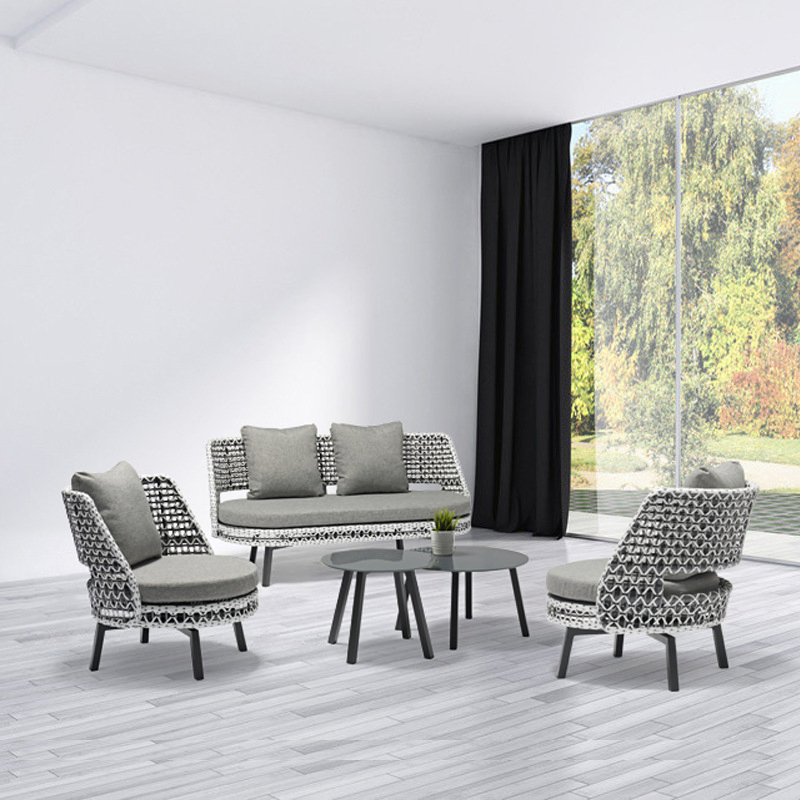 9 Pieces Balcony Patio Garden Outdoor Furniture Patio Sofa Set Teak Modular Outdoor Patio Sectional Sofa Set