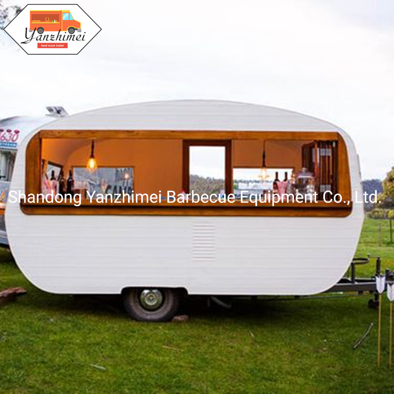 Mobile Coffee Cart Pizza Hamburger Beer Bar Juice Vending Trailer Mobile Street Food Truck Hot Dog Cart