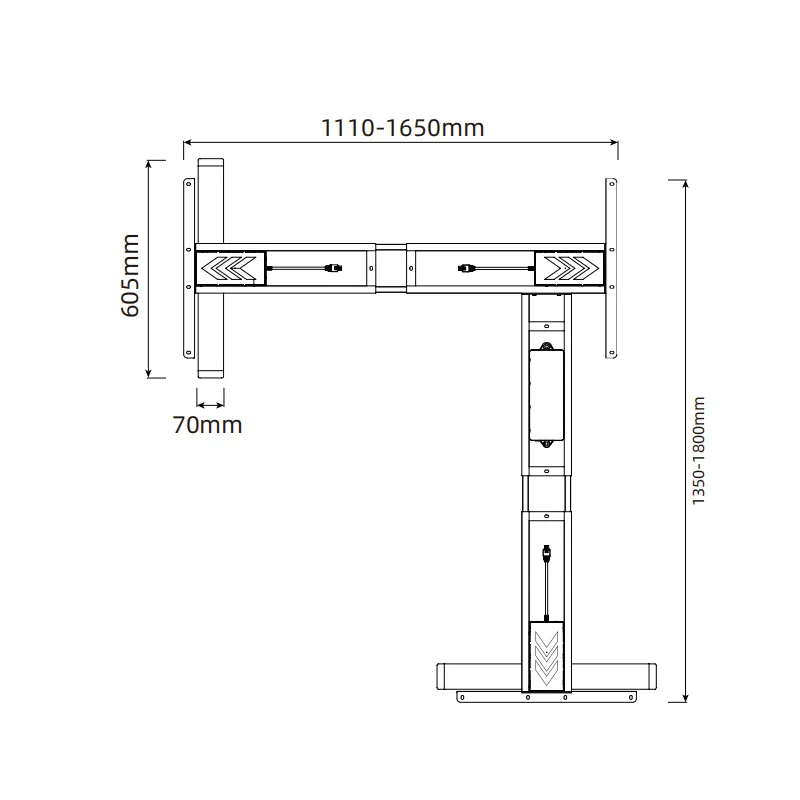 L-Shaped Standing Desk 1