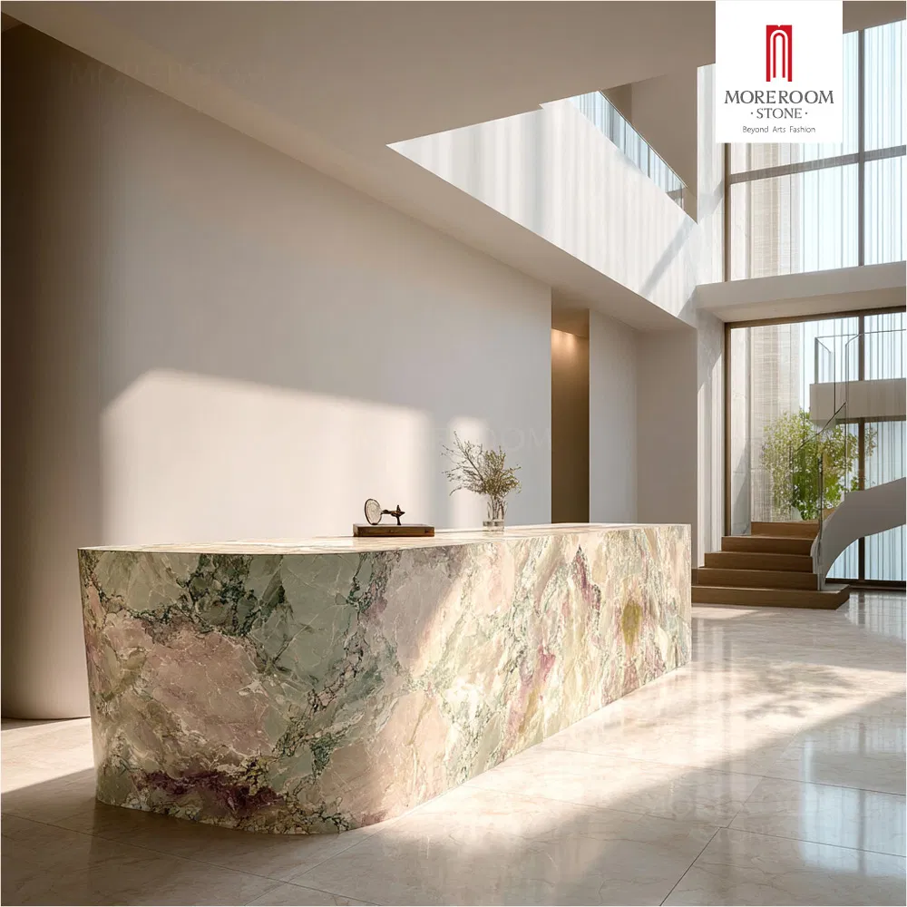 Modern Console Table Sintered Stone Top and Legs Entryway Table for Hallway